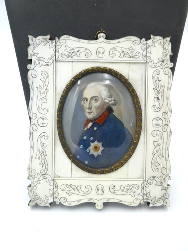 Miniaturmalerei friedrich des - miniaturmalerei,