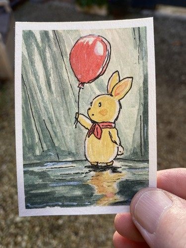 Aceo aquarell gemalt - auf, 300