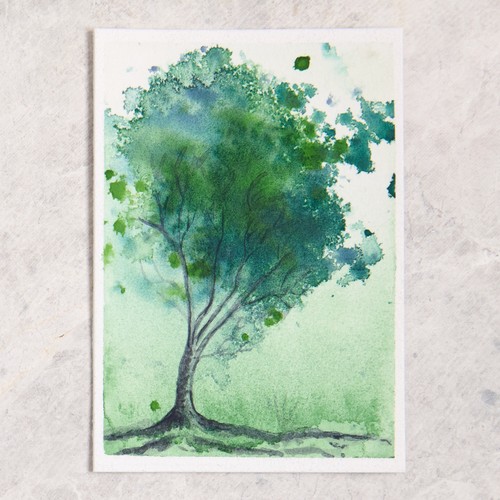 Miniatur kunst baum gemälde - miniatur,