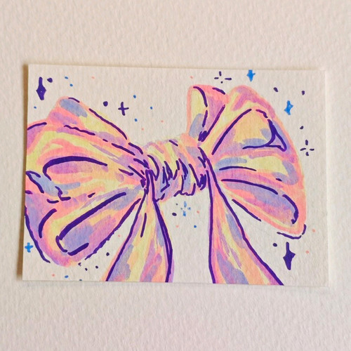 Aceo original acryl - acryl, gemälde