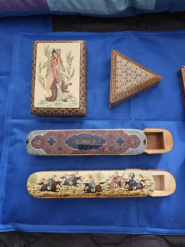Persische vintage khatam kari - , khatam-kari