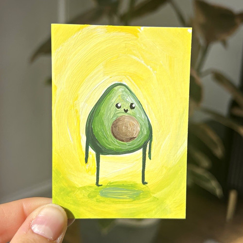 Aceo original süße - original, avocado