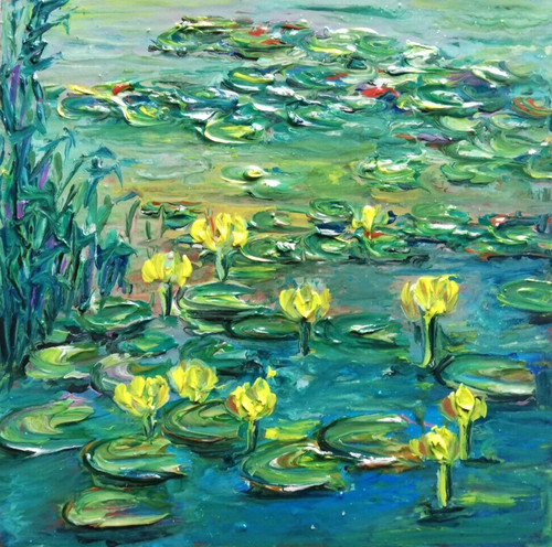 Seerosen einem teich - einem,