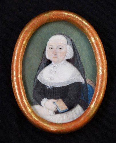 Antique portrait miniatur - antique,
