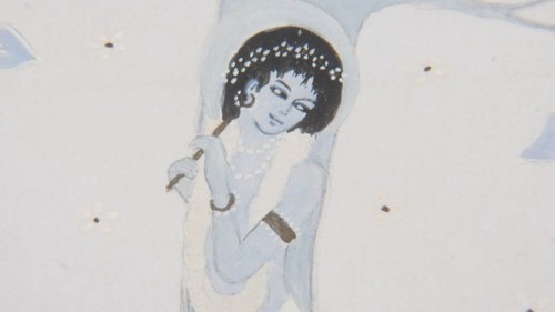 Krishna gouache paar - krishna,