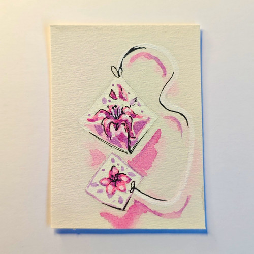 Aceo original aquarell - original,
