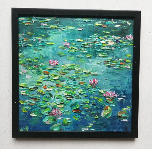 Seerose ölgemälde stil - seerose, im