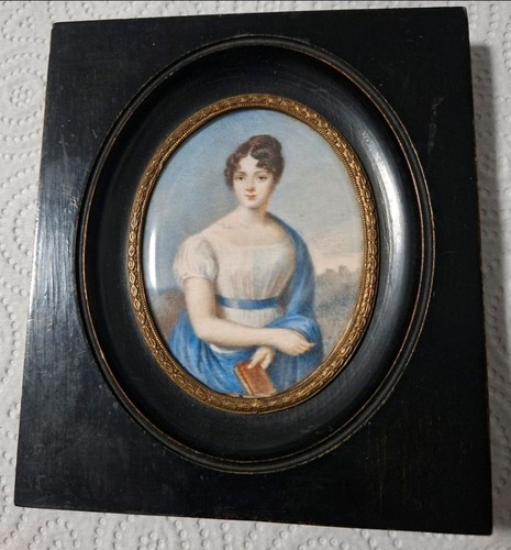 Antike miniaturmalerei 1880 - antike,