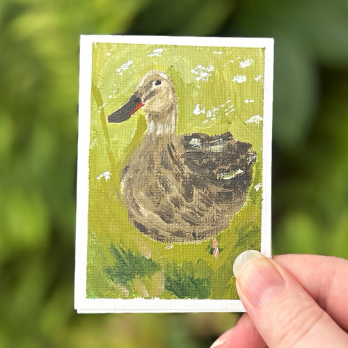 Aceo künstler sammelkarte - künstler,