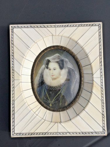 Miniaturportrait maria stuart - maria,