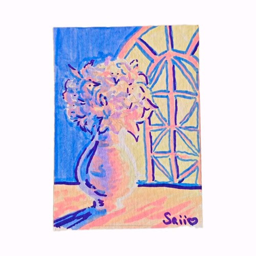 Aceo original acryl - acryl, gemälde