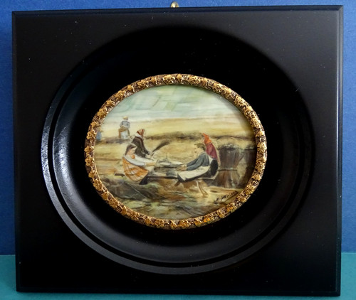 Miniatur genre malerei - miniatur,