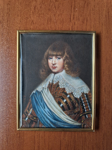 Portraitminiatur prinz - portraitminiatur,