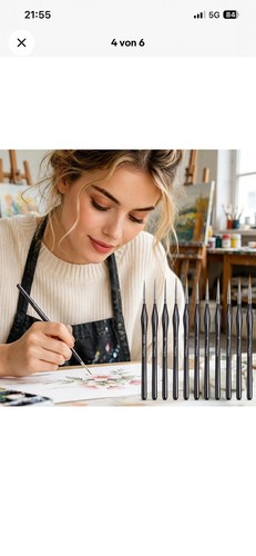 Feine detail pinsel set - 11,
