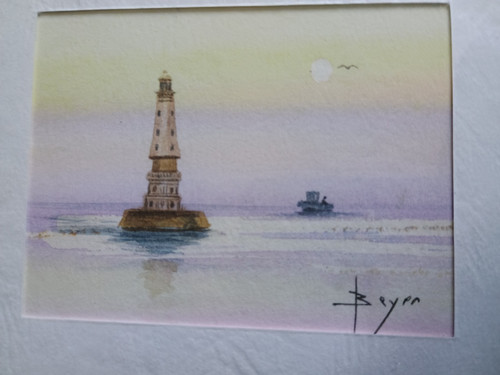 Aquarelle originale beyer - aquarelle,